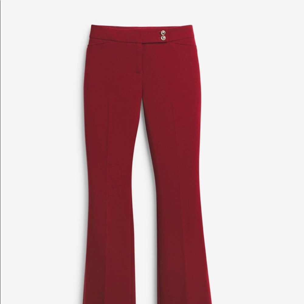 WHITE HOUSE BLACK MARKET WORK PANTS. Burnt orange